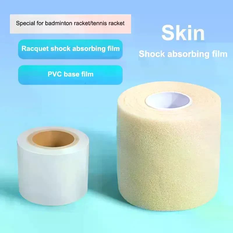 1/2 Rolls Anti-slip Tennis Badminton Grip Tape Athletic Sponge Pre Wrap Tape Racket Grip Priming Cushioning Tape