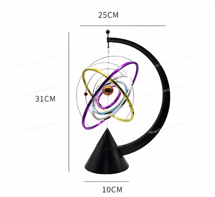 Simple Modern Home Office Decor Perpetual Swinging Device Chaotic Pendulum Kinetic Art