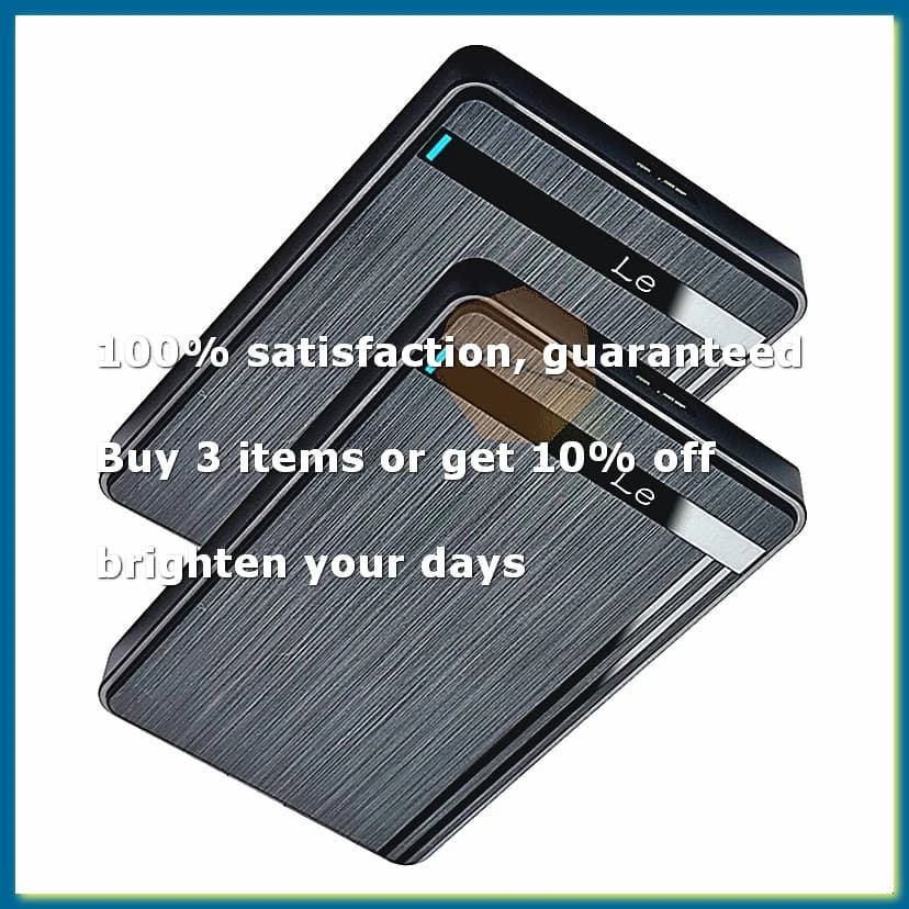 2Pcs 2.5in HDD SSD Enclosure USB 3.0 to External Hard Drive Case for Laptap Desktop PC Data Transfer