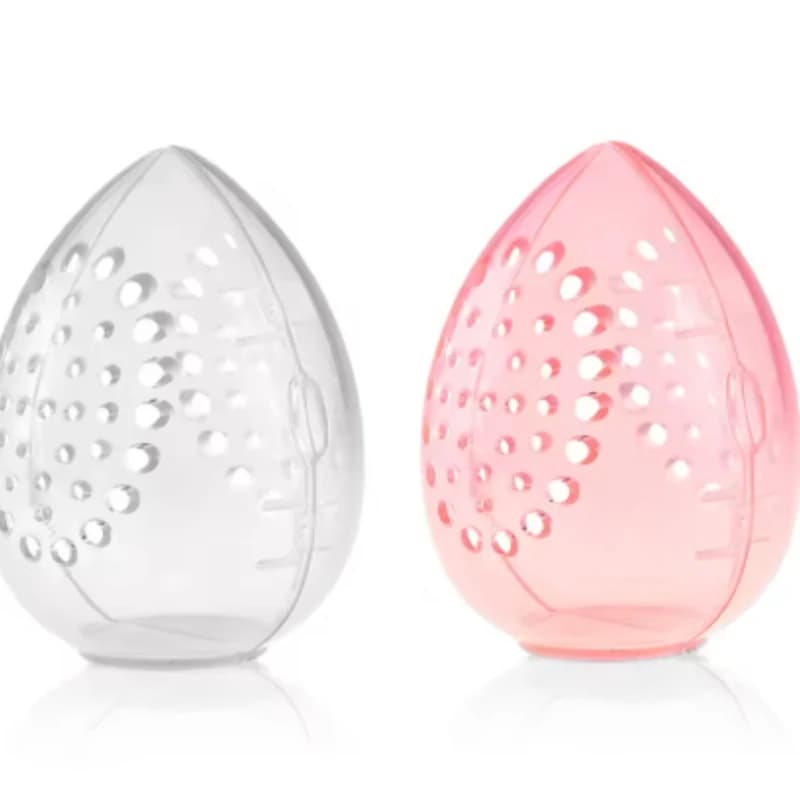 1 pz Custodia per Spugna Trucco, Porta Beauty Blender, Contenitore Vuoto Trasparente per Puff e Accessori Cosmetici
