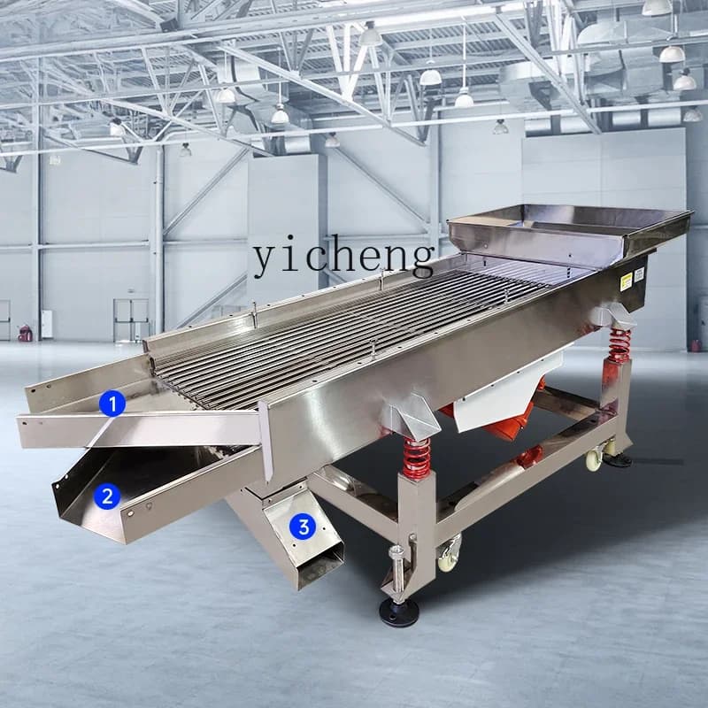 TQH Macchina per la screening delle vibrazioni Schermo vibrante industriale Schermo lineare per lettiera per gatti industriale in acciaio inossidabile