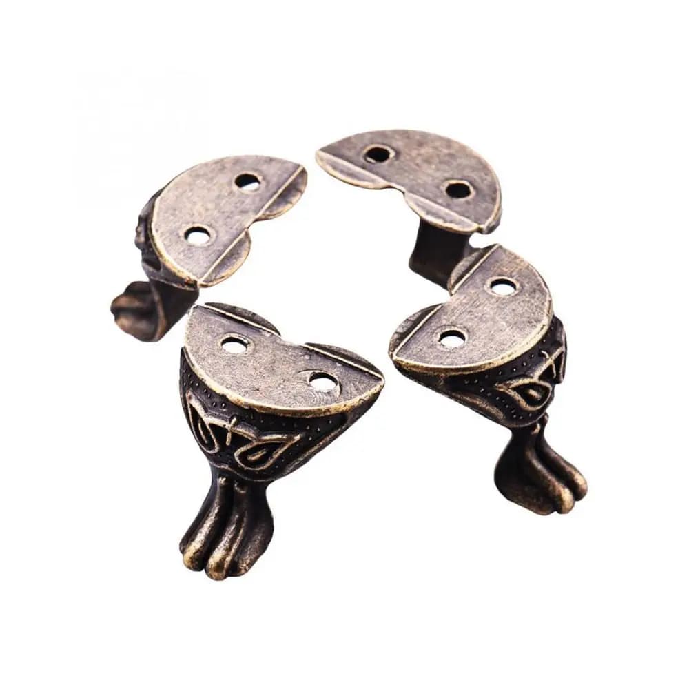 Custodia durevole Scatola decorativa Hardware Mobili Parte Mobili Gamba Piedini Angolo