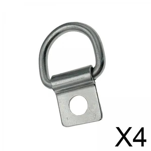 D Loop Tie Downs Anello di ancoraggio Ganci resistenti Anello di fissaggio per auto per ATV SUV Barche Traino Rimorchi Cargo