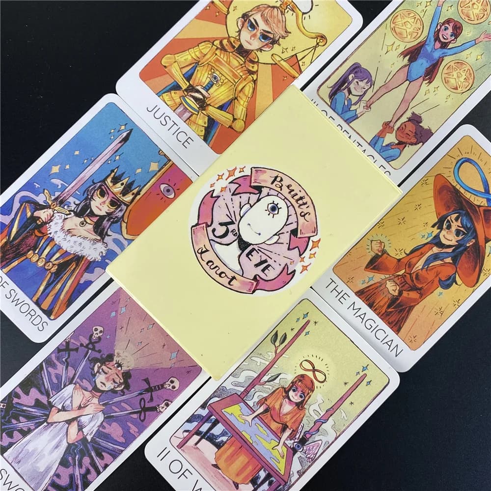 Il terzo occhio di Britt gioco di carte dei tarocchi per la festa di predizione o la raccolta di carte da gioco divertenti