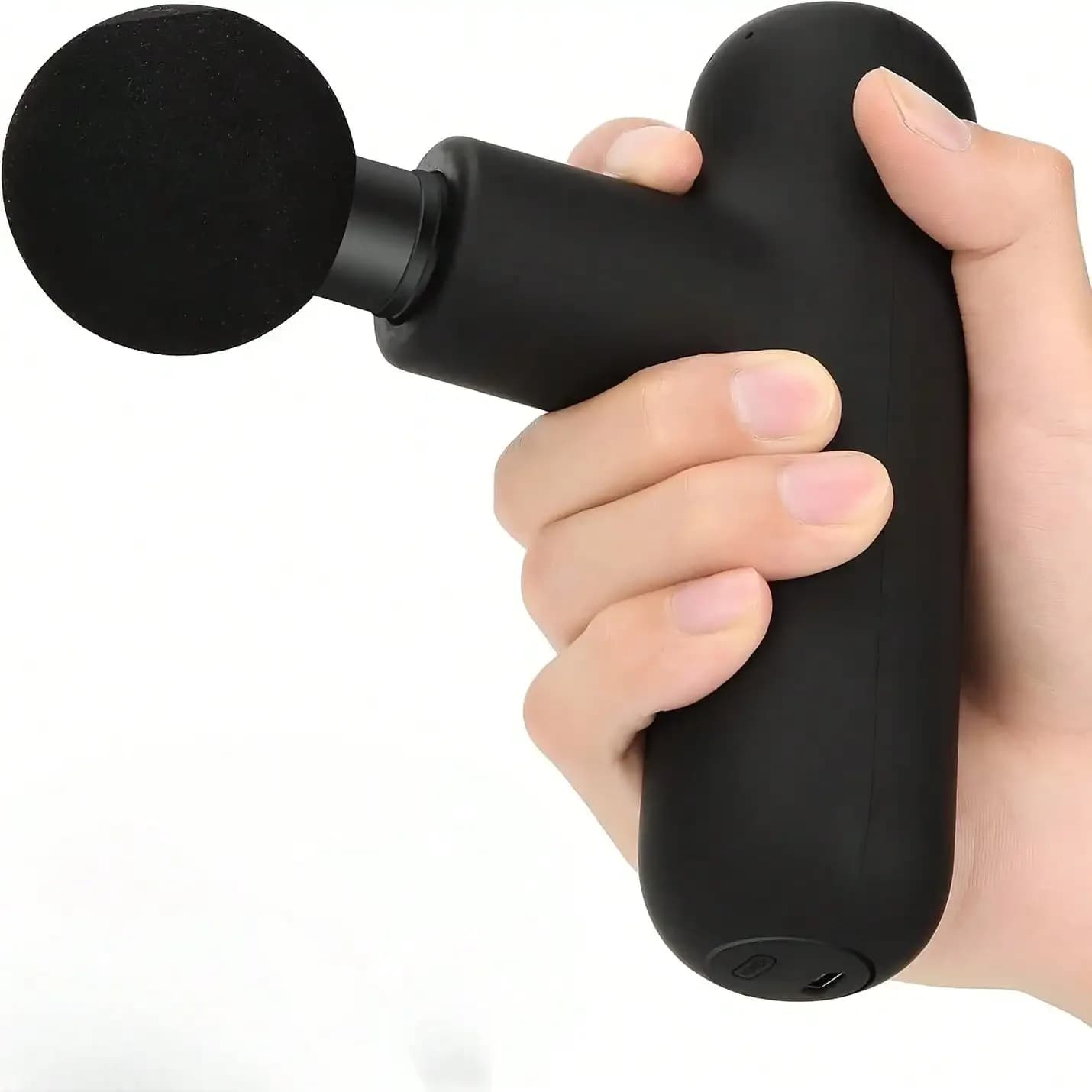 Pistola per massaggio alla testa, 1 pezzo, pistola per massaggio dei tessuti profondi, massaggiatore muscolare portatile, mini pistola per massaggio da viaggio, regalo ideale per uomini e donne, esercizi in palestra, attrezzature sportive, forniture per palestra