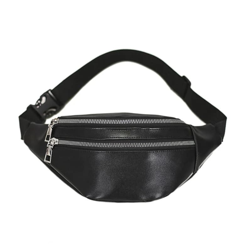 Marsupi Marsupio con tasche con cerniera Cintura regolabile in pelle PU per uomo donna moda viaggio