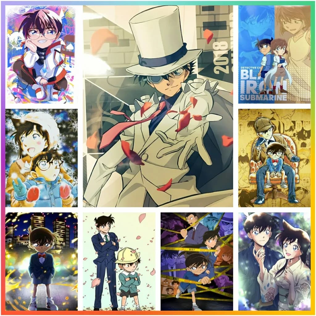 Detective Conan Japanese Anime Diamond Painting 5D DIY Art Mosaic Embroidery Cross Stitch Garden Decor Kids Gift