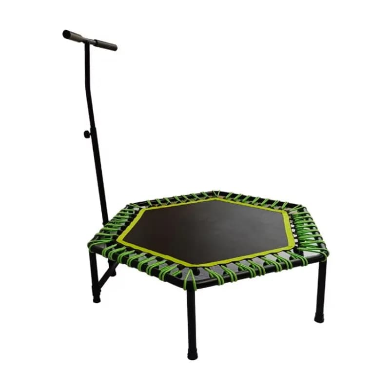 Trampolino Elastico Esagonale Mini da 40-50 Pollici per Fitness e Dimagrimento, per Uso Interno ed Esterno