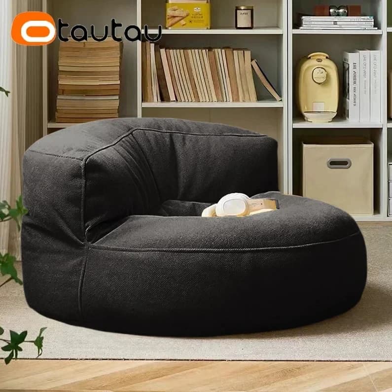 Otautautau sacco di fagioli riempito con riempitivo impermeabile Beanbag Pouf sedia giardino spiaggia piscina Puff Pouf salone divano sedile SF133