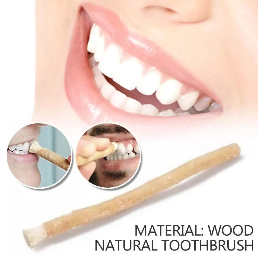 NEW traditional wood natural toothbrush Arak manual whitening for soft travel teeth Middle East Miswak