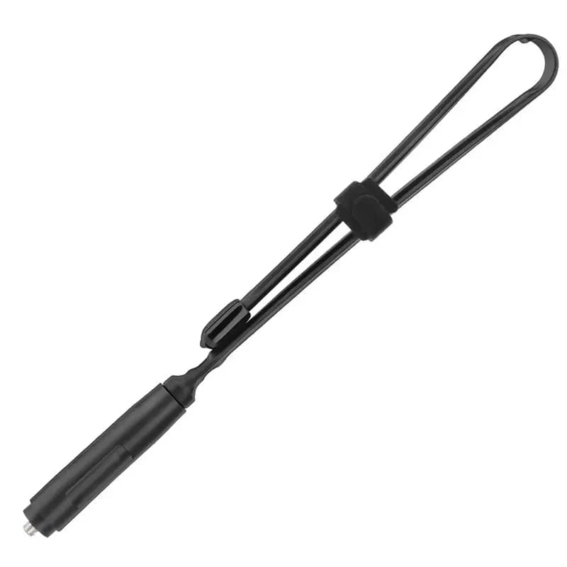 Antenna Walkie Talkie Pieghevole a Doppia Banda con Connettore SMA-Femmina per Radio Amatoriali Baofeng UV-32 DM-32 UV-21 PRO V2