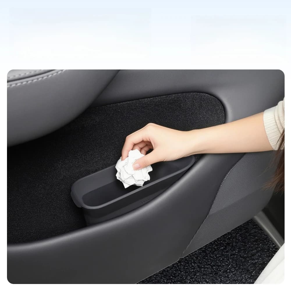 For Tesla Model 3 24-26 Y/YL 25-26 Doors Organization Storage Box Trash Can Storage Buckets Driver Passenger Car Accessories