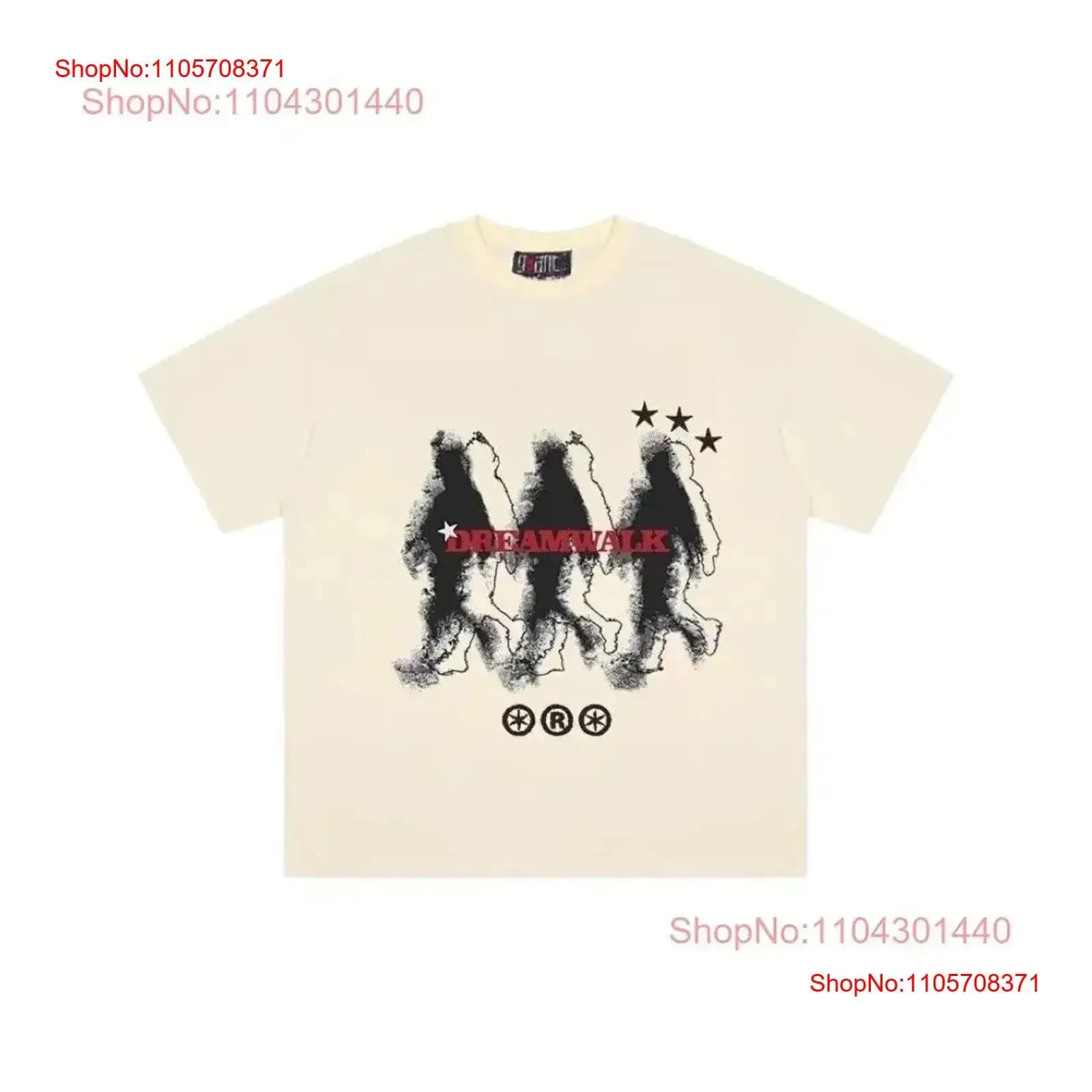 The Dreamwalk T Shirt Print Trendy Y2K Pop culture Statement Limited edition Urban vintage Washed Casual Breathable