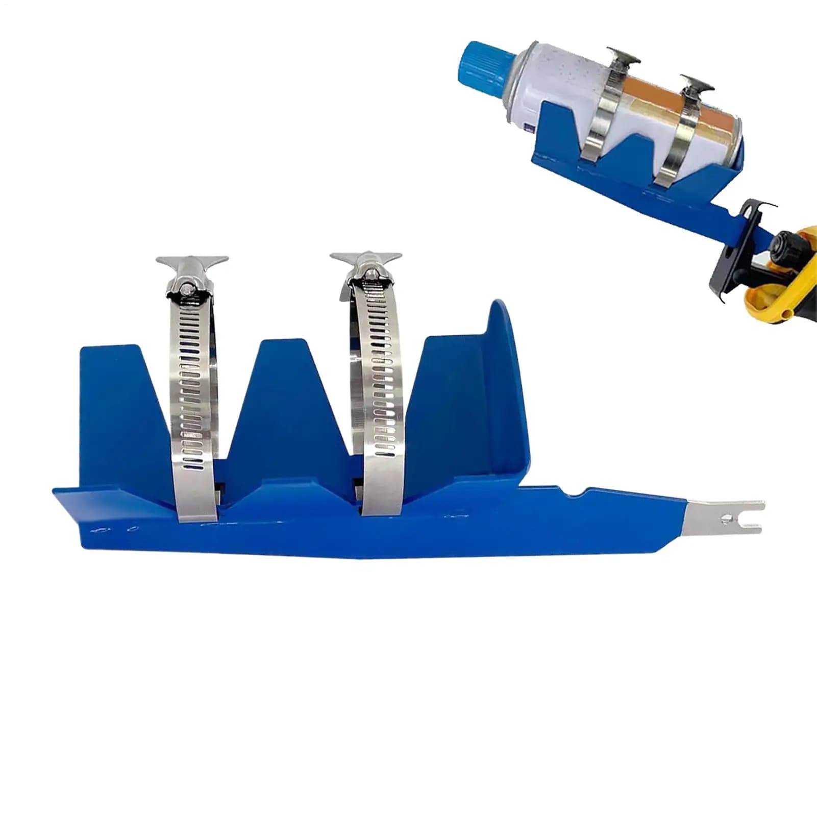 Agitatore per lattine di vernice Forniture per la casa in acciaio inossidabile con cinture doppie fisse Strumento per agitatore di vernice per salse da cocktail scorrevoli all'aperto