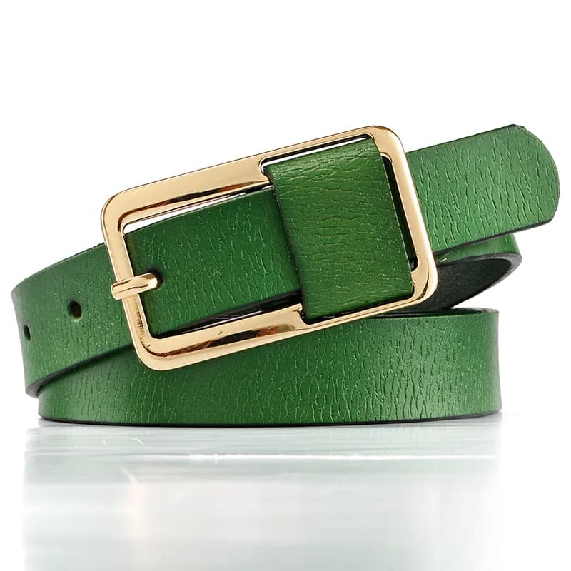 Cintura da Donna alla Moda in Pelle, Larga, per Abiti e Camicie, con Fascia in Vita Stretta, Cinture di Lusso da Donna Firmate 2.3cm