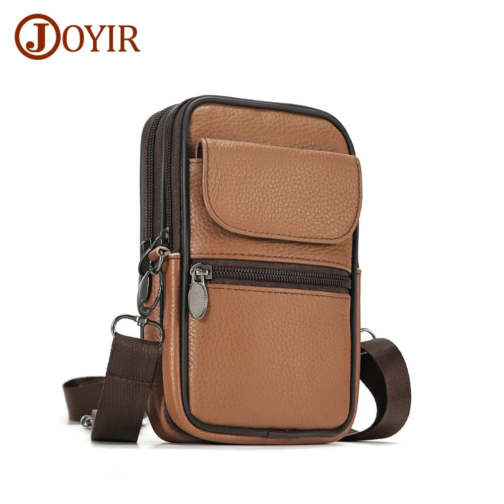 Borsa a tracolla Casual in pelle da uomo JOYIR per marsupio da uomo marsupio da viaggio marsupio da viaggio