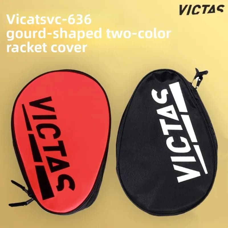 VICTAS Ping Pong Rack Housing Protective cover for pumpkin shaped ping pong bat Soft material Easy to carry