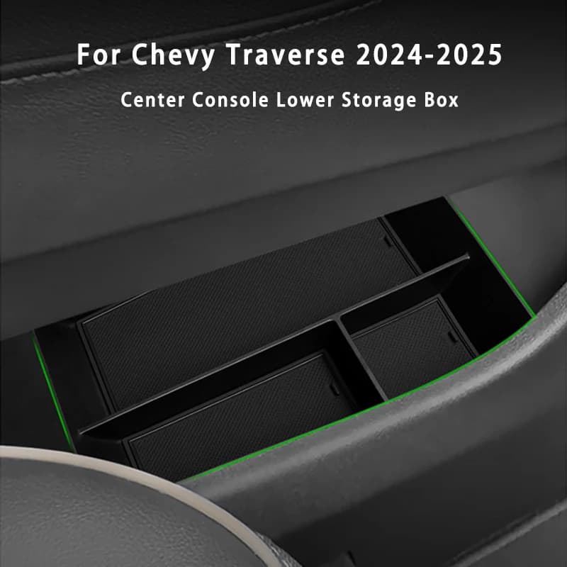 Per Chevy Traverse 2024-2025 Console centrale Scatola portaoggetti inferiore Accessori interni auto Bracciolo Scatola portaoggetti Vassoio organizzatore