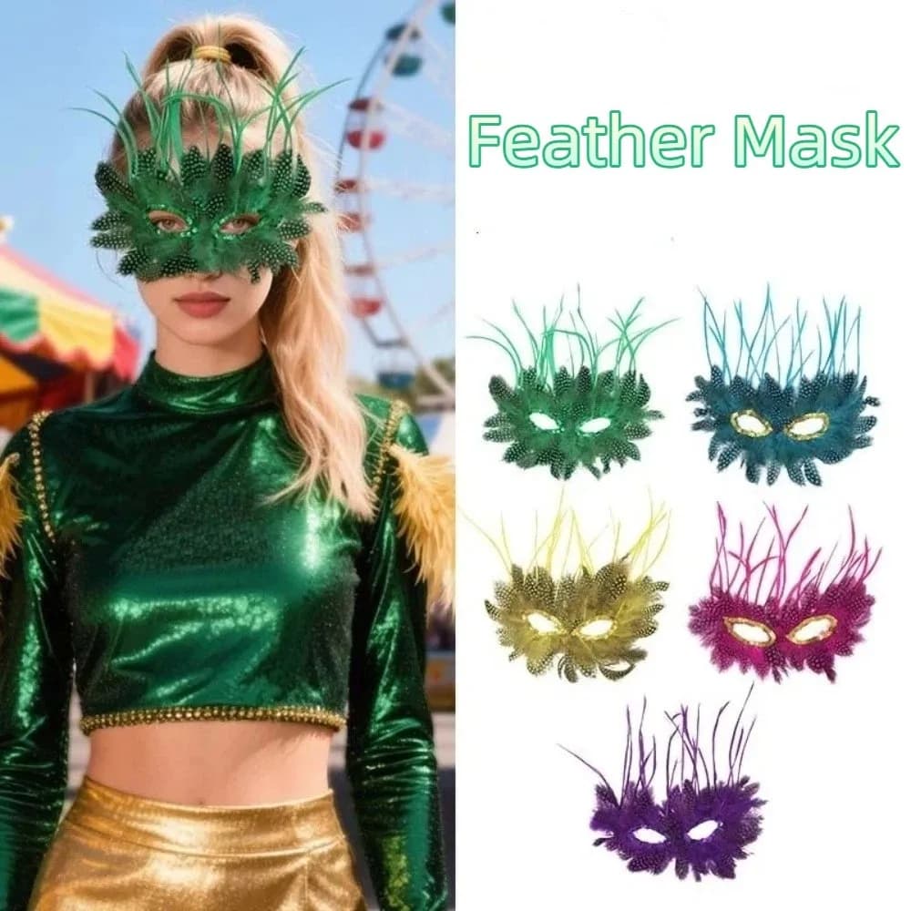 Maschera Veneziana Mezza Faccia, Dettagli Raffinati, Fatta a Mano, Divertente e Comoda da Indossare, Maschera per Spettacoli, Eventi di Carnevale