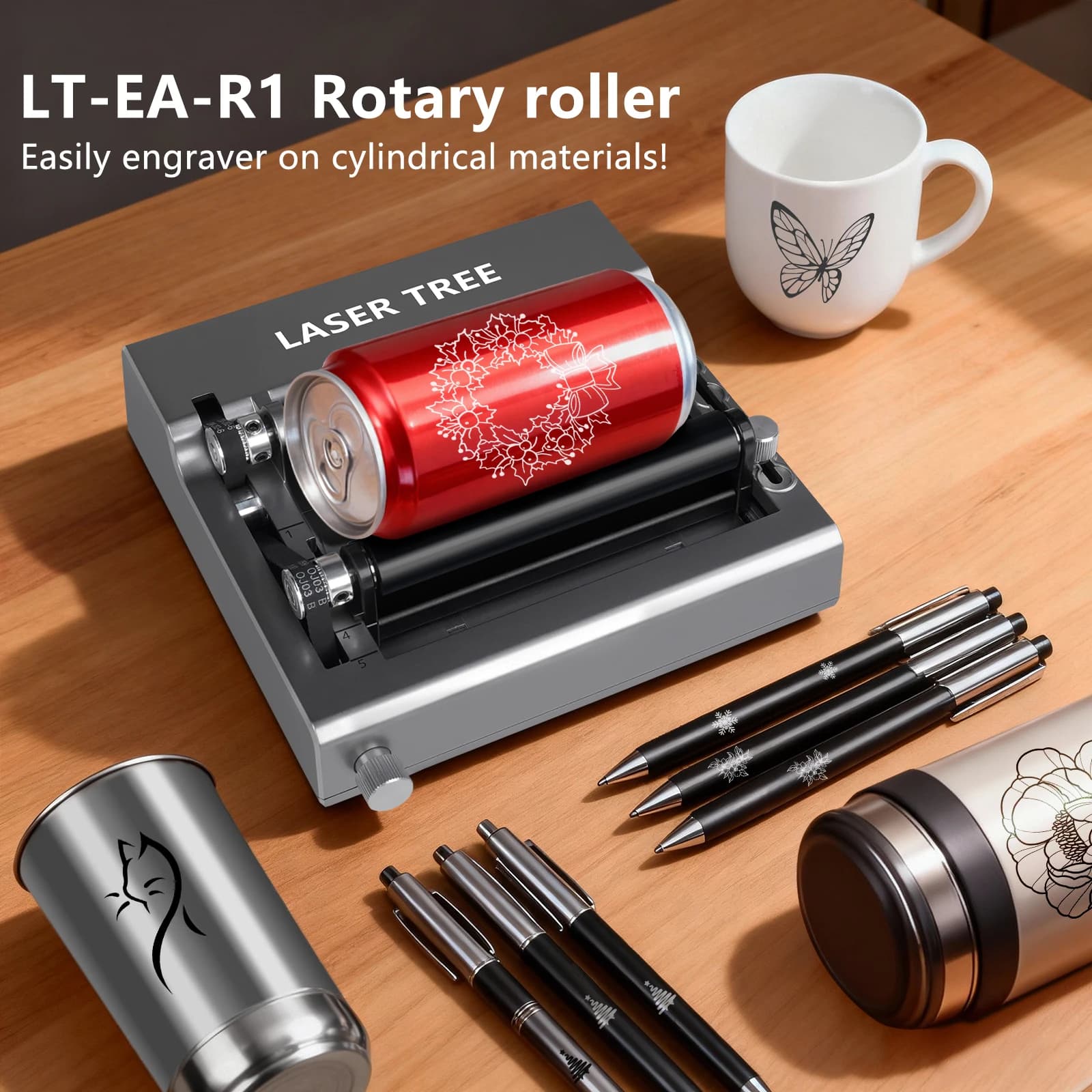 Laser rotary roller engraving machine for laser shafts Y rotary roller suitable for laser cutting machines Cylindrical engraving