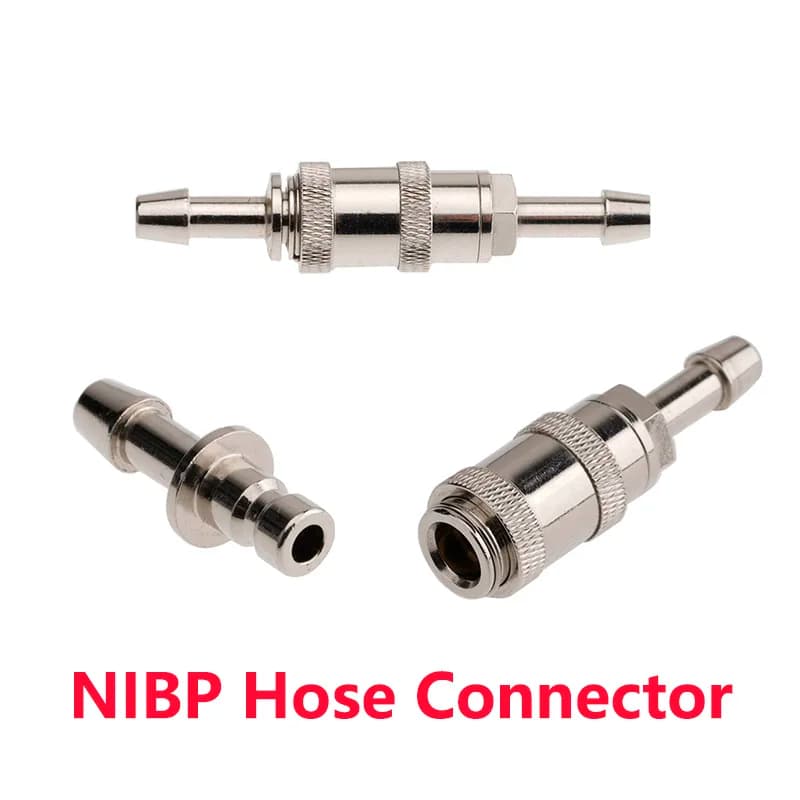 For Mindry MEK EDANs Contec Colin HP Advanced Monitor NIBP Blood Pressure Pole Single Tube Male Air Pipe Connector Common Female