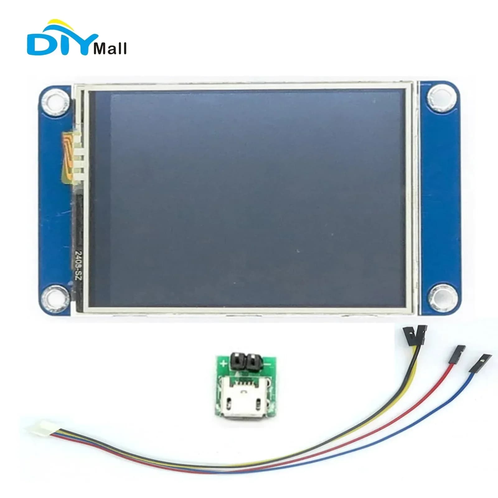 Modulo Display LCD Smart HMI UART da 2,4'' NX3224T024, Schermo Touch Resistivo da 2,4 Pollici per Arduino Raspberry Pi ESP8266