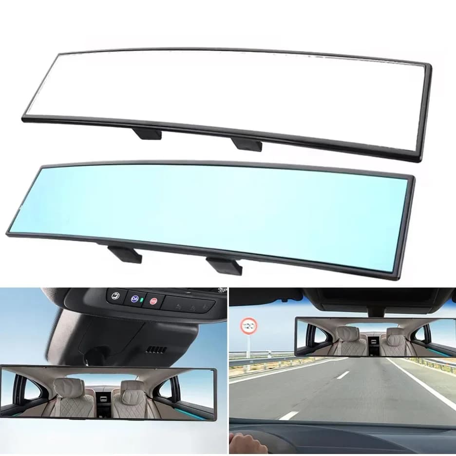 Car Baby Mirrors Interior Rear View Mirror Anti Glare Wide Angle Convex Rearview Mirror Large Vision Panoramic Auxiliary Monitor