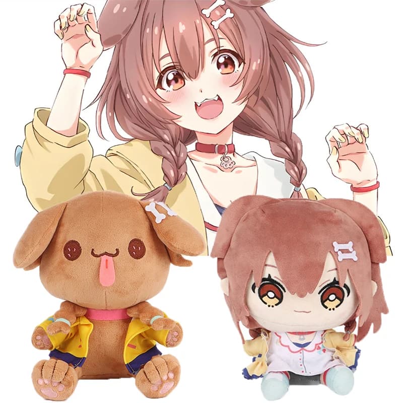 18cm Anime Inugami Korone Hololive Plush Toys Sealed Club Lolita Cosplay Plushie Dolls Cartoon Stuffed Pillow Christmas Gifts