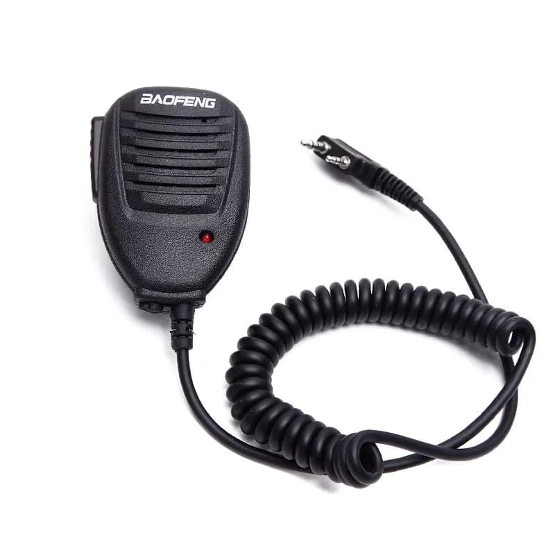 Baofeng Microfono Altoparlante K Head Originale 888S UV-5R UV-82 Walkie Talkie bidirezionale portatile con spalla PTT TYT QUANSHENG