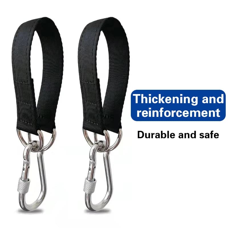 New Outdoor Tree Swing Straps 200kg Heavy Duty Hook Ring Hanging Belt Connecting Belt Hammock Punching Bag Swing Horizontal Bar