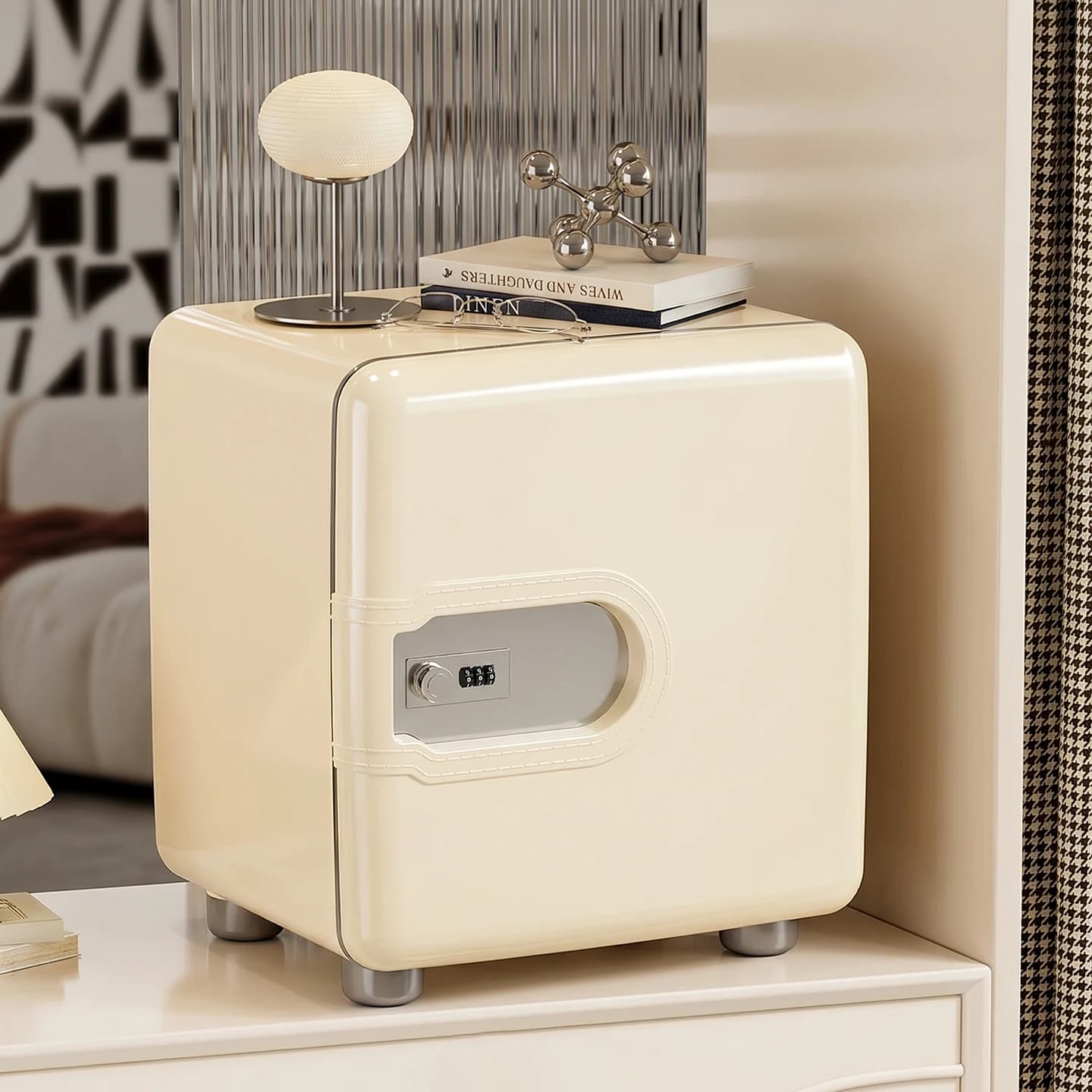Multifuntional Storage Box with Password Lock Large Capacity Documents Organizer Passport Cash Office Supplies Storage Cabinet
