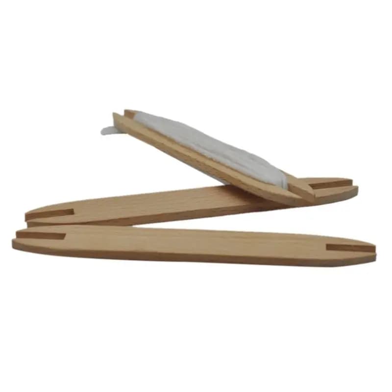 1/2Pcs Beech Wood Weaving Shuttle Loom Knitting Tool Sweater Scarf Tapestry Coil Stick for Imitating Real-life Scenarios