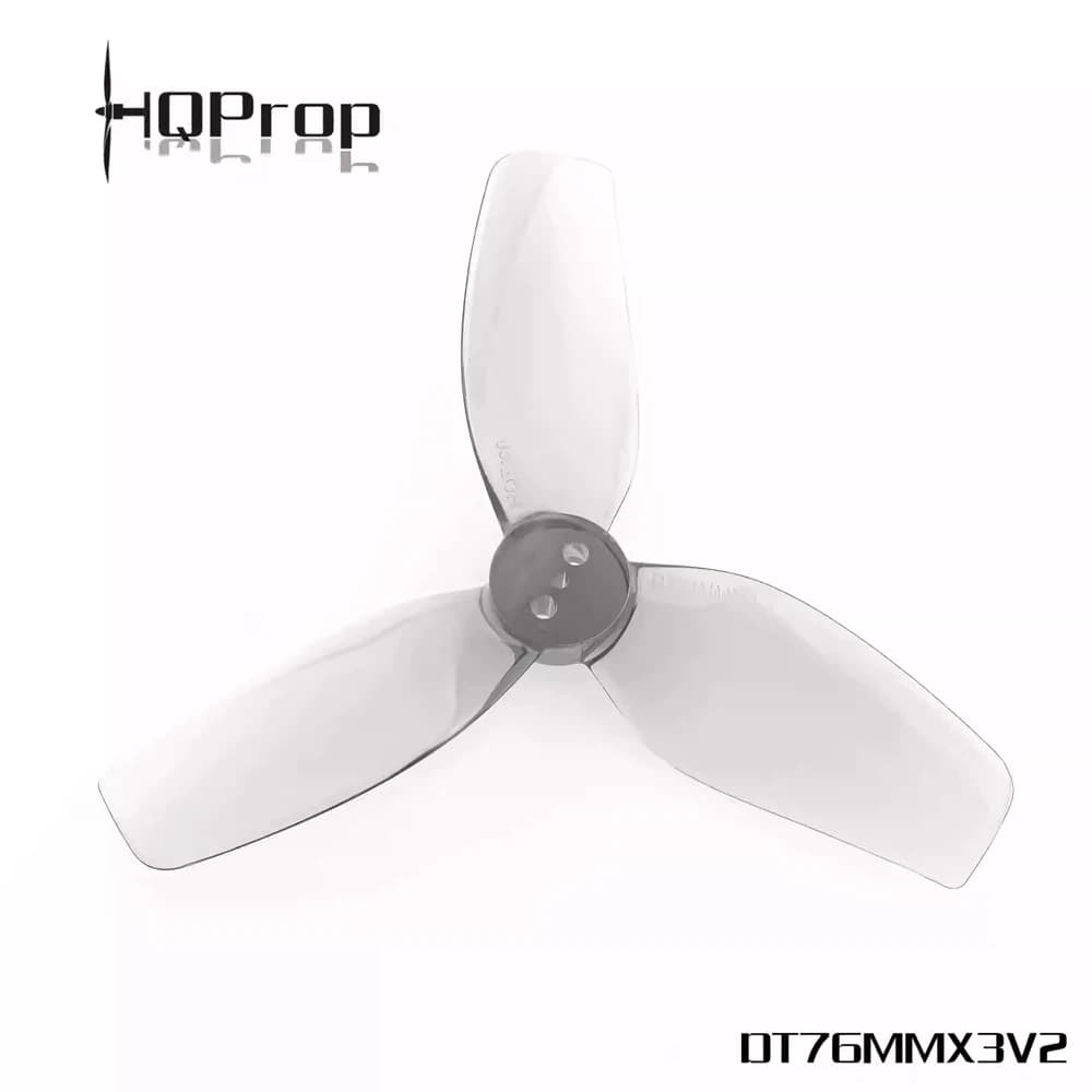 2 Paia di Eliche HQPROP T76MMX3 da 76mm a 3 Pale in PC per Droni RC Freestyle Cinewhoop da 3 Pollici CineLog30 Cinebot30, Parti Fai-da-Te