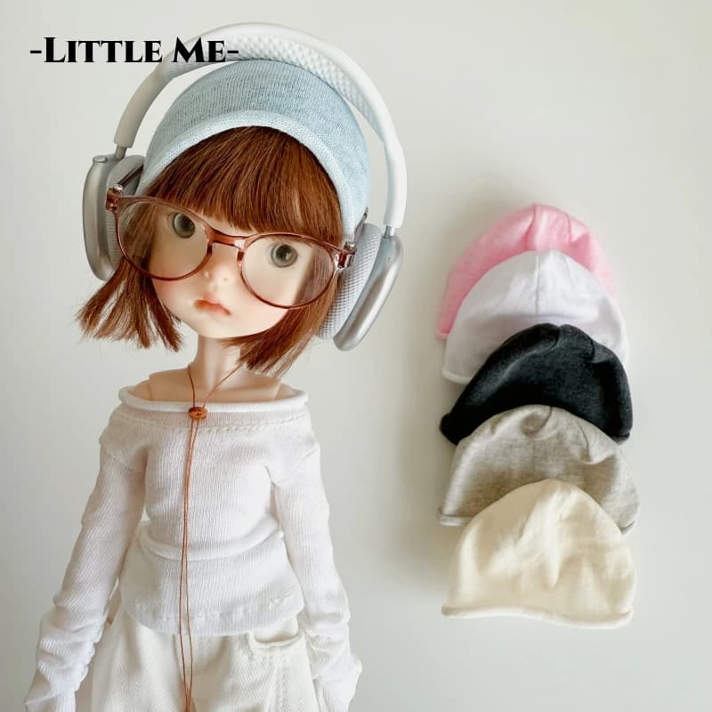 1/6 Scale Doll OB22 Soft Stretch Knit Beanie Hat For OB24 24cm 1/6 BJD Azone Dress Up Game Doll Clothes Outfit Birthday Gift
