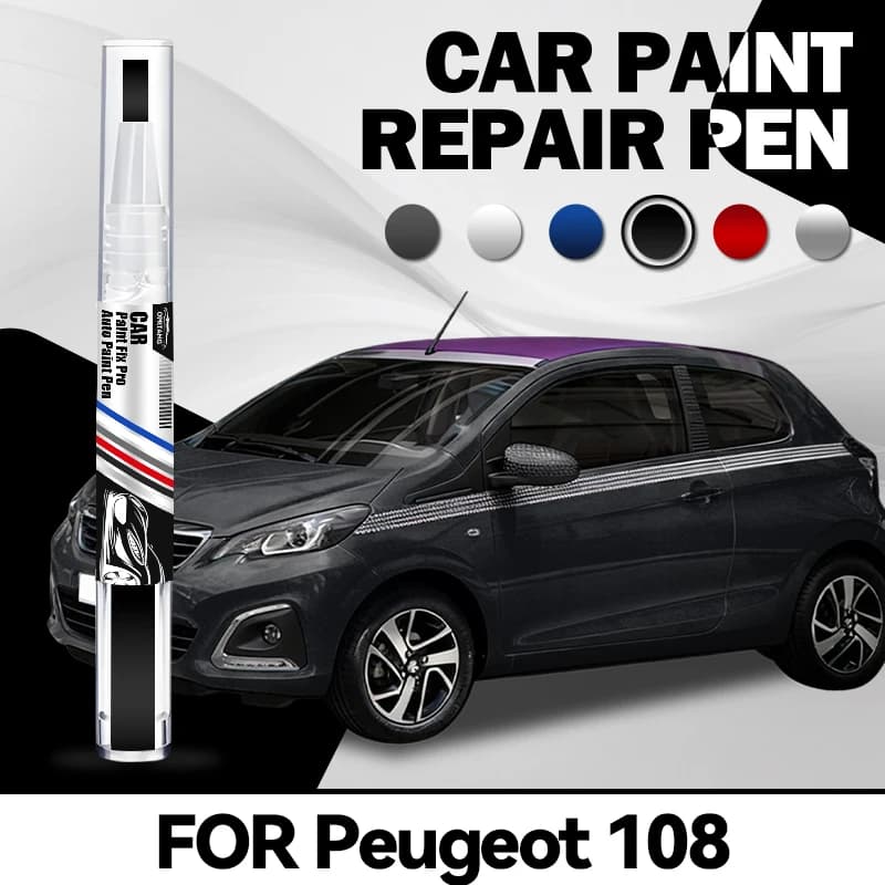 Penna per Riparazione Vernice Auto per Peugeot 108, Ripara Graffi, Vernice Acrilica, Matita Correttiva, Accessori Auto, Detailing