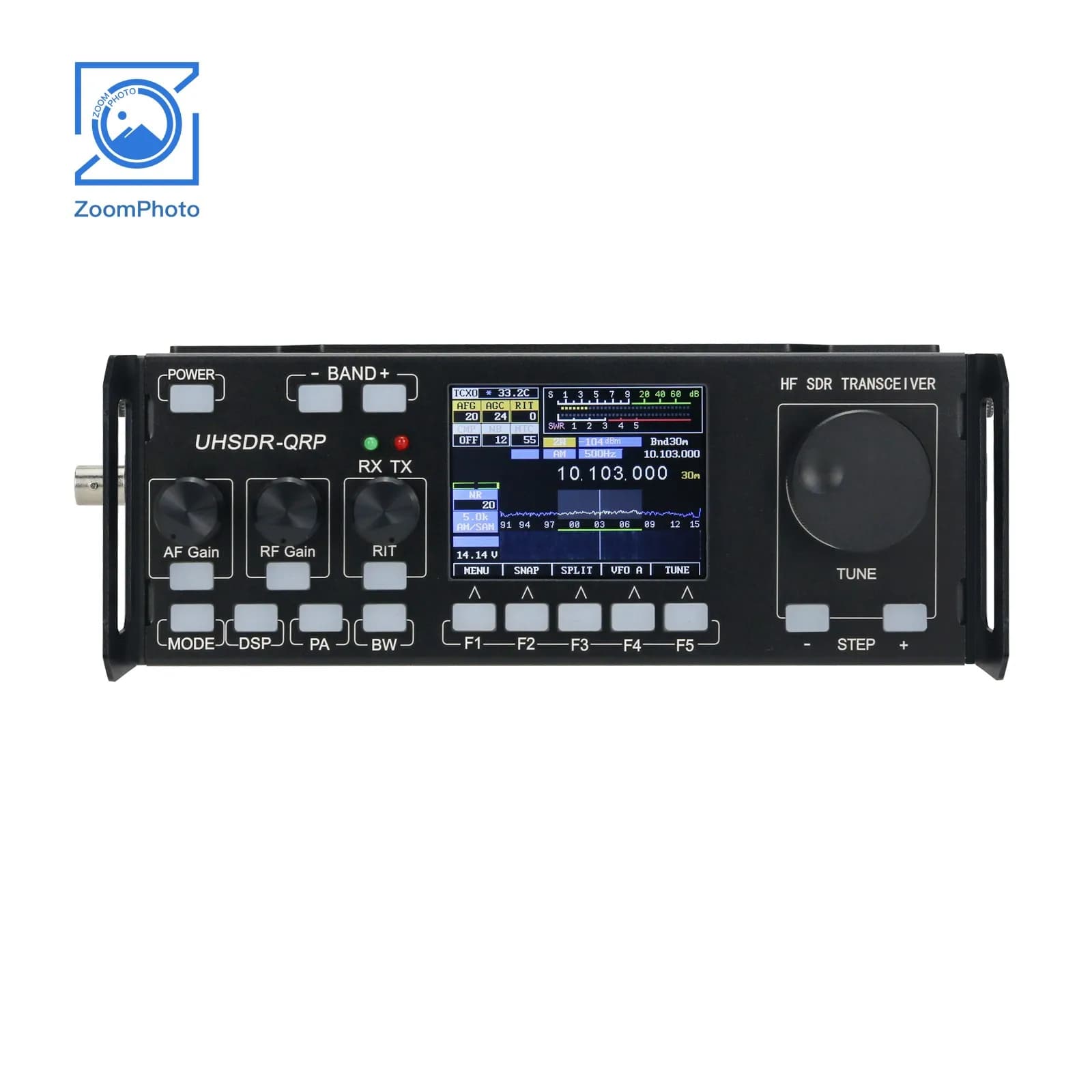 HamGeek MCHF V0.6.3 SDR HF QRP Transceiver Portable Small Amateur Ham Radio Emergency Communication Equipment