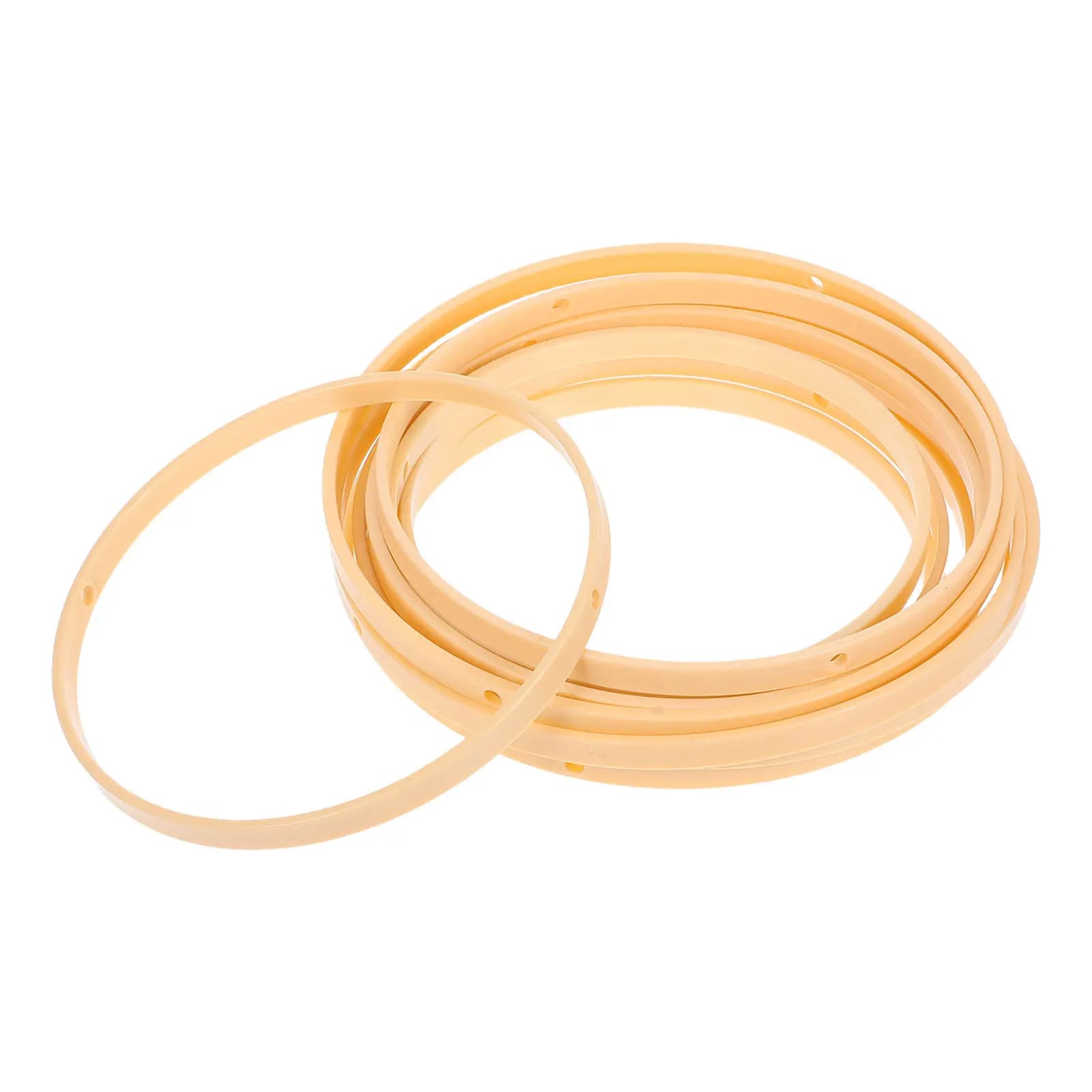 12Pcs Natural Style Round Hoop Rings for Crafts Macrame Dream Catcher Frames Floral Wreath Making DIY Wedding Home Decor