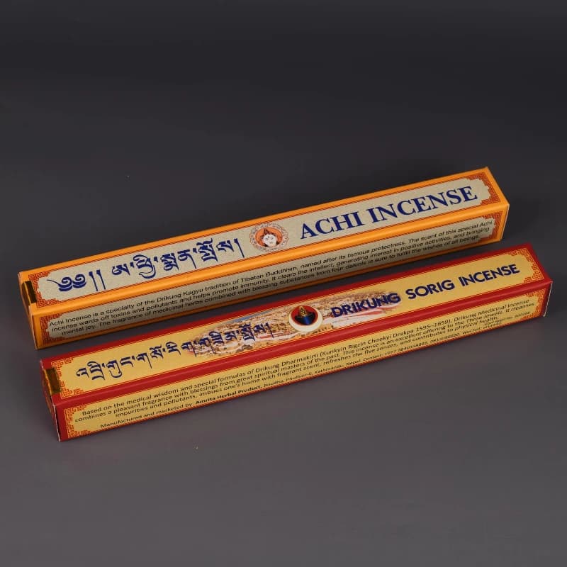 Traditional Craft Nepalese Aqi Tibetan Incense Direct Tribute Tibetan Incense Purify Air Soothe Mind Study Tea Room Joss Stick