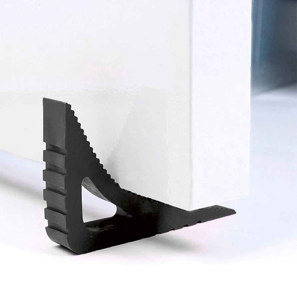 Fermaporta in gomma Riutilizzabile Blocco ammortizzante Fermaporta a cuneo Fermaporta Maniglia per porta Tappo anti-collisione per porta dell'home office