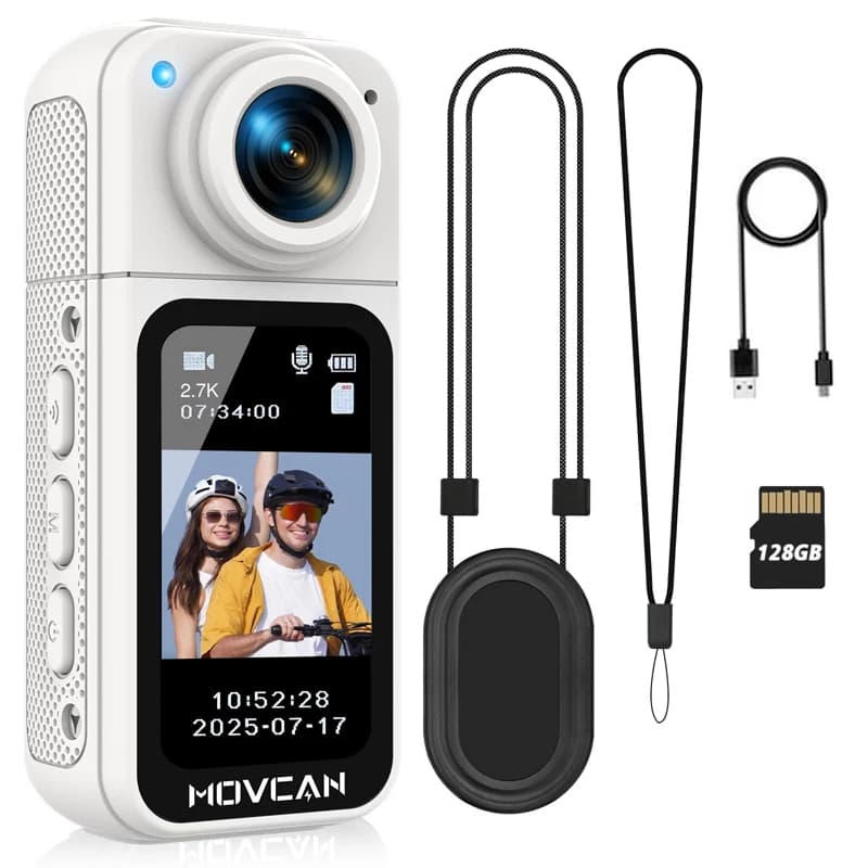 S70 2.7K Mini Pocket Action Camera Video Recording Ultra HD WIFI APP 180 ° Rotating lens for DV camera for outdoor sports