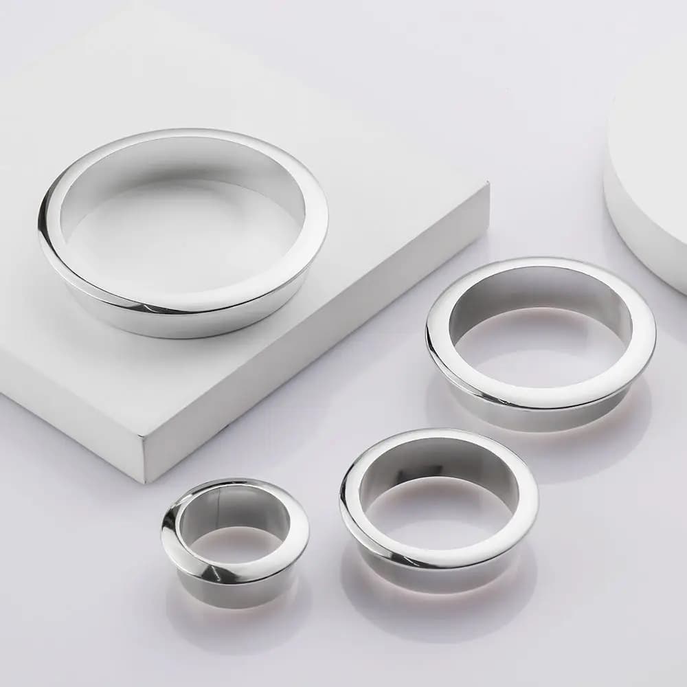 25-80mm copertura del foro del filo di plastica Computer scrivania passacavi per cavi Decor Ring Desk Table Cable Fastener Organizer Hardware per mobili