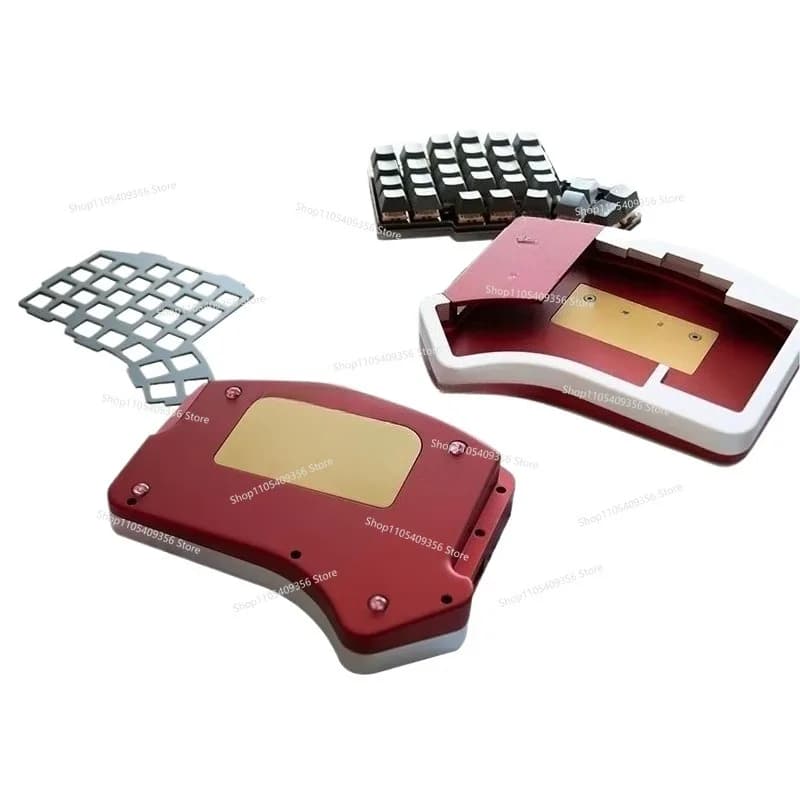 Piastra di Peso per Tastiera Meccanica, Anodizzata con Rivestimento Elettronico, Lavorazione CNC, Mini Tastiera in Alluminio