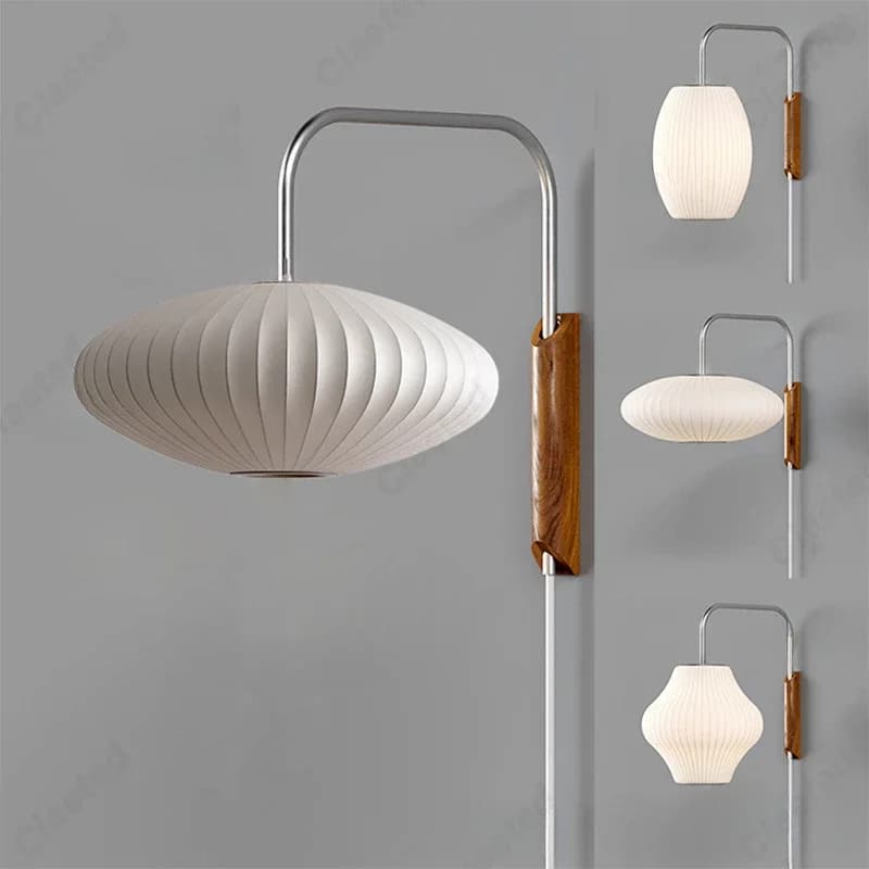 Nuova lampada da parete a bilanciere a LED creativa e semplice Illuminazione da comodino per camera da letto studio B&B