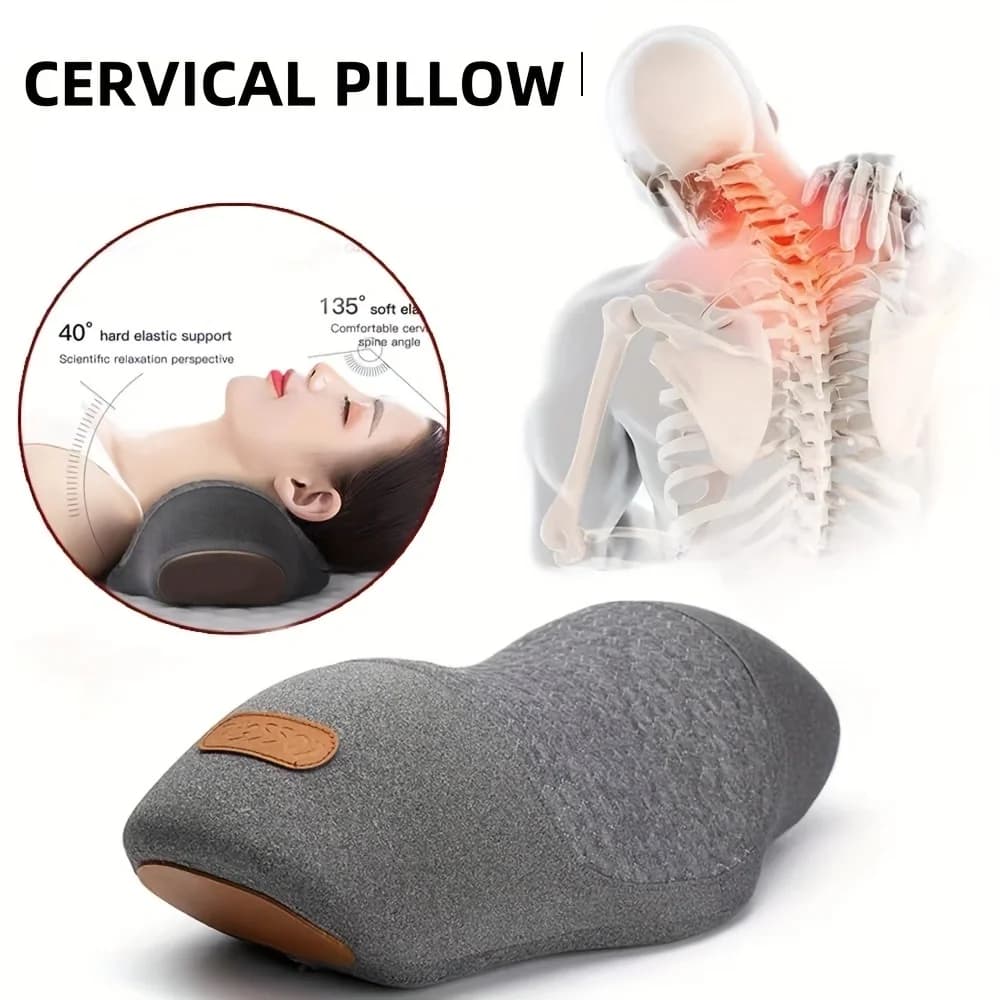 Cuscino per dormire ortopedico ergonomico Massaggio per le spalle e il collo Rilassamento Migliora la qualità del sonno Cuscino di supporto in memory foam per biancheria da letto