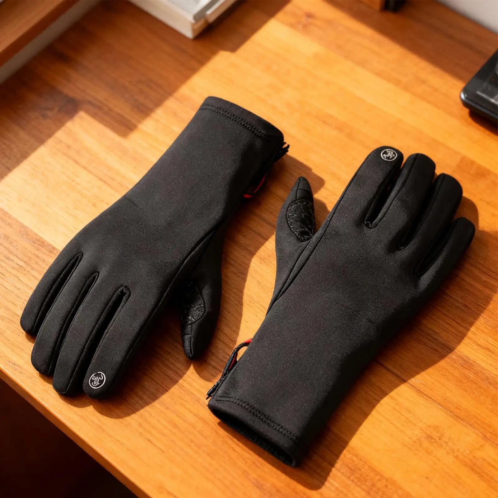 Heated Gloves USB Rechargeable Skiing Outdoor Coldproof Electric Touch Screen Hiking Riding Racing Camping Winter Gloves