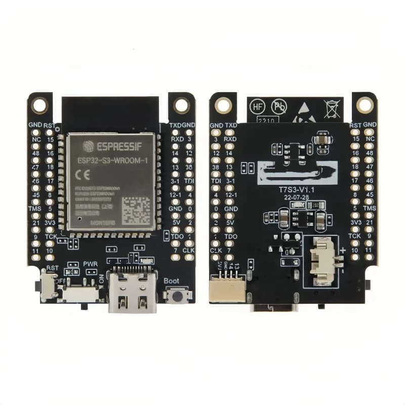 Scheda di sviluppo ESP32-S3, PSRAM Flash da 16 MB, Wi-Fi e BLE 5, USB-C, STEMMA QT, interfaccia batteria