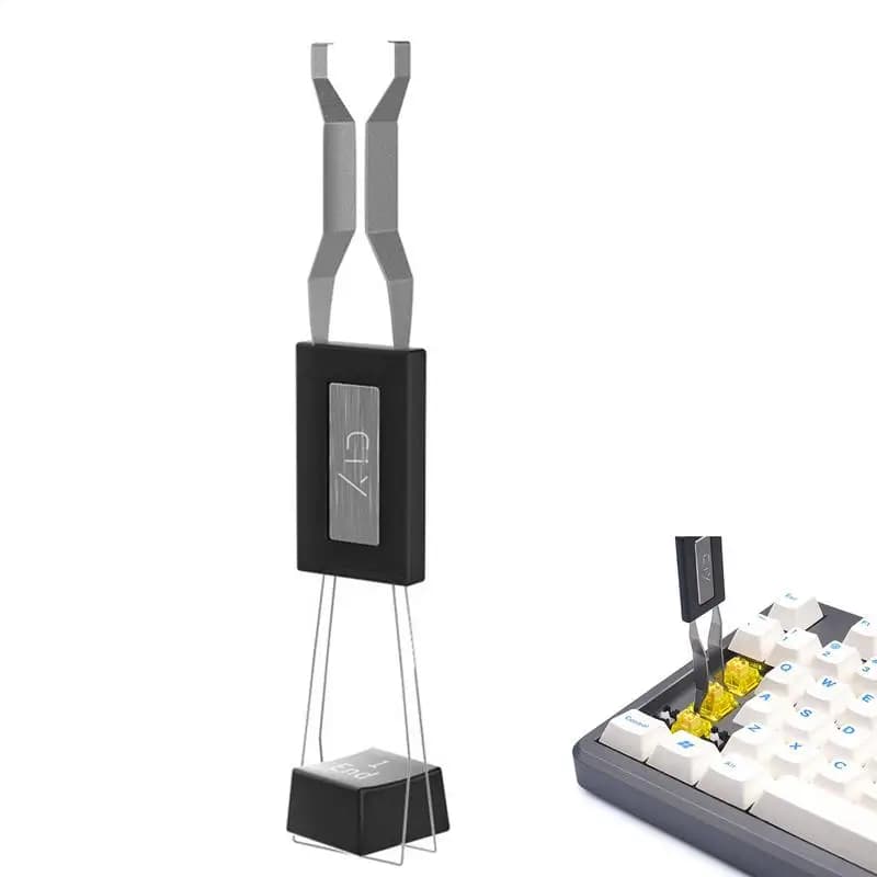 Estrattore universale per copritasti 2 in 1 Estrattore per interruttori Estrattore per tastiera meccanica Sostituzione per la rimozione della polvere Estrattore per scarico dei copritasti
