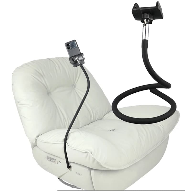 Supporti per divano con braccio flessibile monopiede con supporto a clip con testa a sfera per tablet per telefoni cellulari