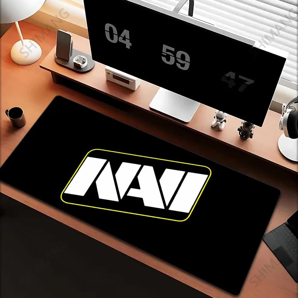Navi Natus Vincere Tappetino per mouse Tappetino per mouse Tappetino per scrivania con pad Accessori da gioco Tappetino imbottito per tastiera Prime Gaming XXL