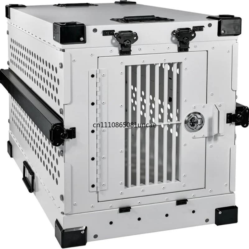 Foldable Thickened Airline Pet Crate Ventilated Firm Carrier for Dogs Cats Car Use